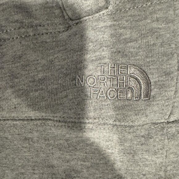 The North Face Hoodie Womens XL Gray Sherpa Lined Full Zip Fleece Sweatshirt - Picture 2 of 8
